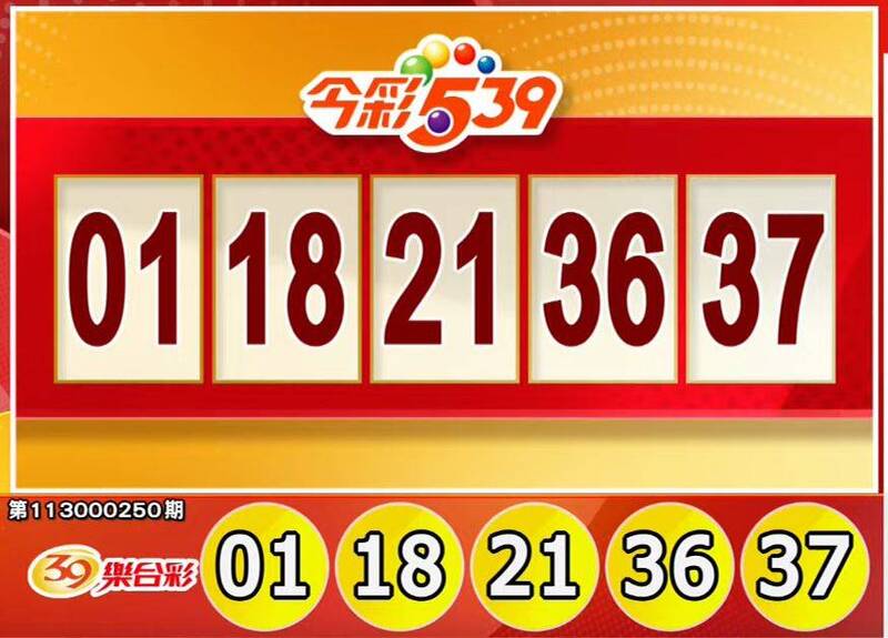 今彩539、39乐合彩开奖号码。(撷取自三立iNEWS《全民i彩券》) 今彩539、39乐合彩开奖号码。(撷取自三立iNEWS《全民i彩券》)